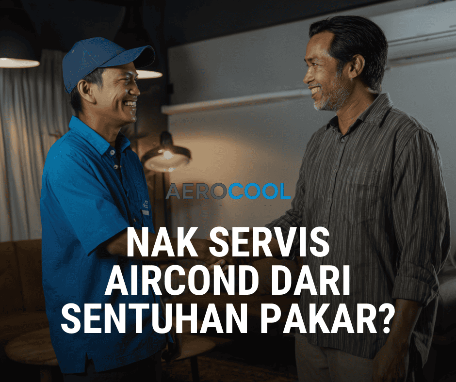 Teknisi Aerocool Melayu lingkungan usia 30-an berjabat tangan dengan pelanggan lelaki selepas selesai servis aircond di rumah. Kedua-duanya tersenyum, menggambarkan kepuasan dan kepercayaan. Teknisi Aerocool Melayu lingkungan usia 30-an berjabat tangan dengan pelanggan lelaki selepas selesai servis aircond di rumah. Kedua-duanya tersenyum, menggambarkan kepuasan dan kepercayaan. Nak servis aircond dari sentuhan pakar